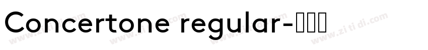 Concertone regular字体转换